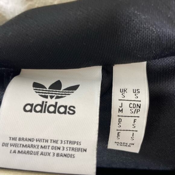 Adidas Black and White Classic Track Jacket size small 90's Y2K Comfy ov… - Picture 2 of 5